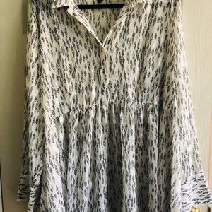 Silver Feather Lane Bryant top